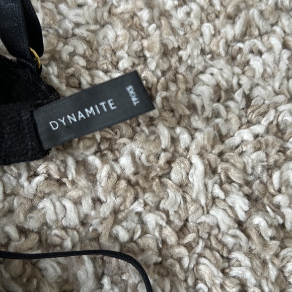 Dynamite Velvet Black Bralette Sz XS - Picture 4 of 4